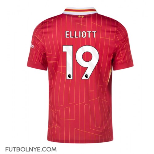 Camiseta Liverpool Harvey Elliott #19 Primera Equipación 2024-25 manga corta